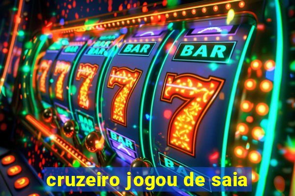 cruzeiro jogou de saia